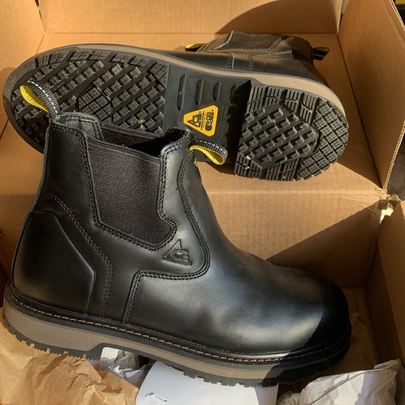 ACE Work boots/ steel toe/ anti slip WORN ONCE to try on - Picture 5 of 6